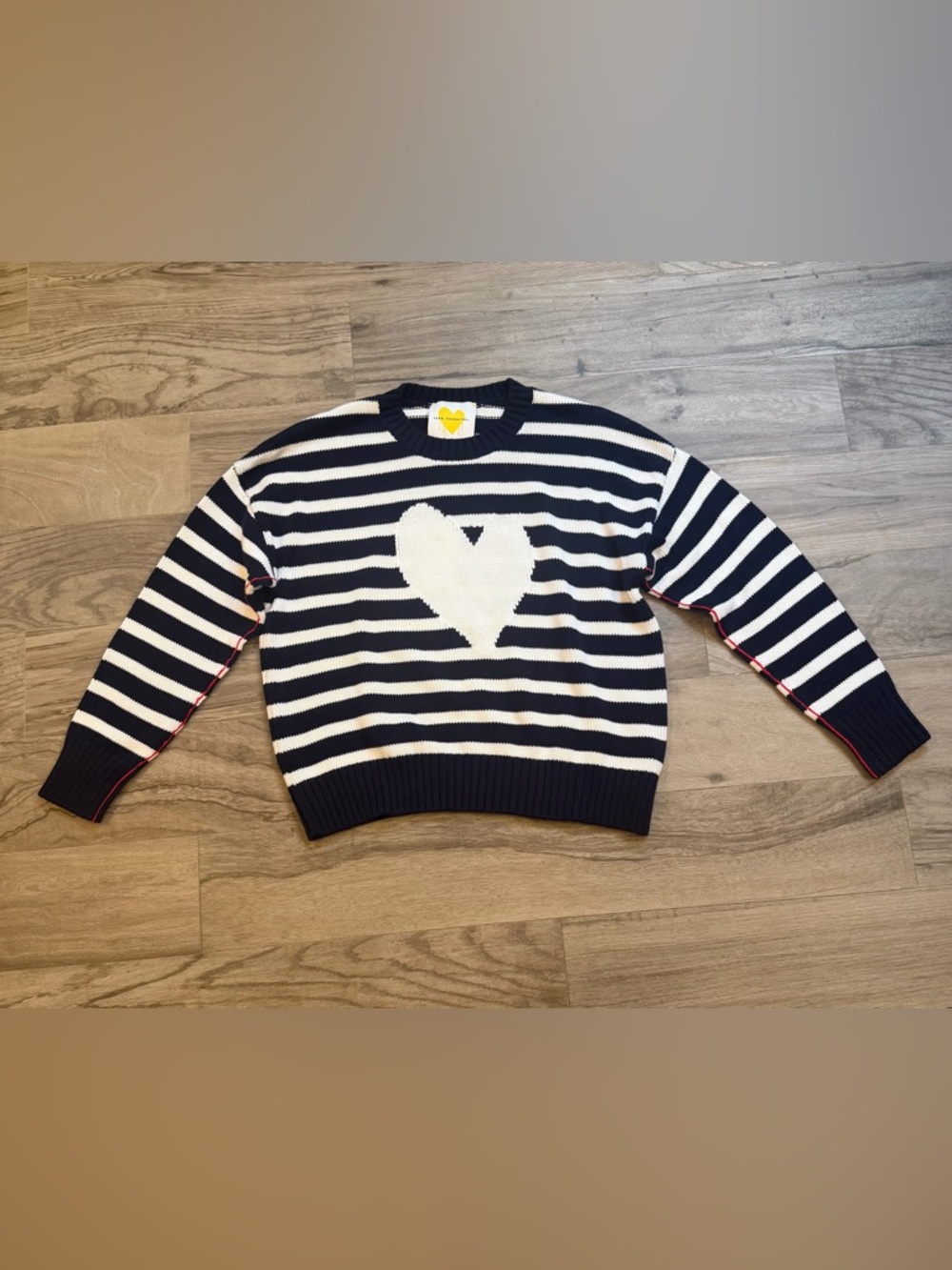 Kerri Rosenthal Summer Imperfect Heart Sweater Size M - Picture 4 of 10